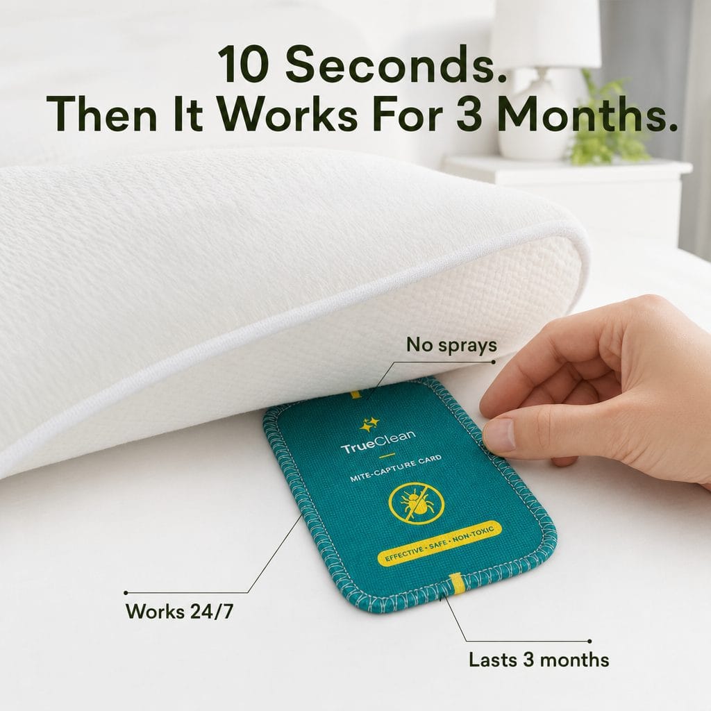 Sliding a CaptureCard under a mattress