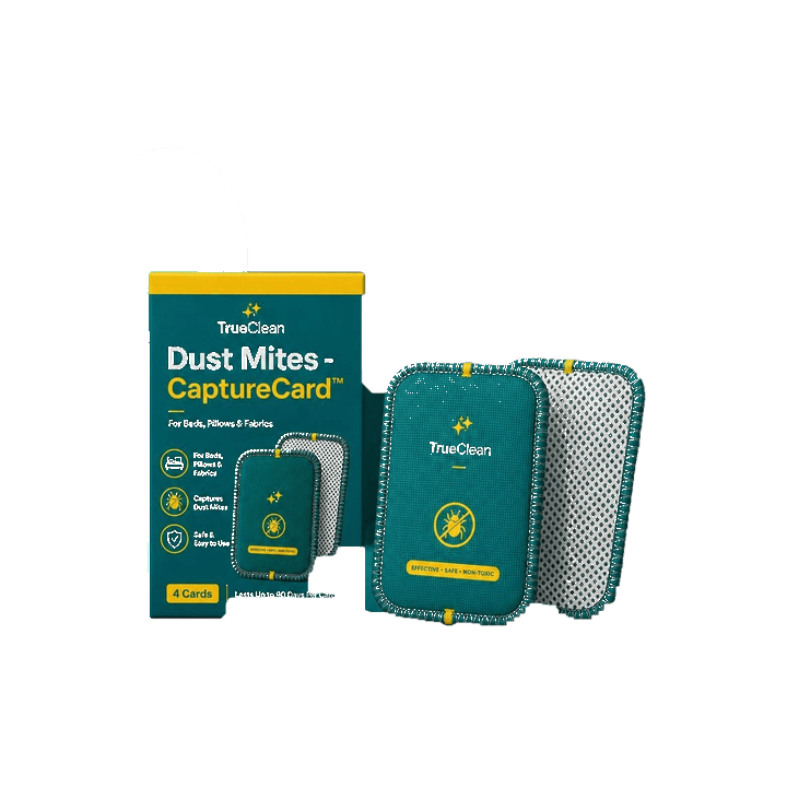 CaptureCards Dust Mite Traps box and cards