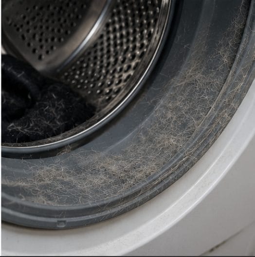 Slimy washing machine gasket